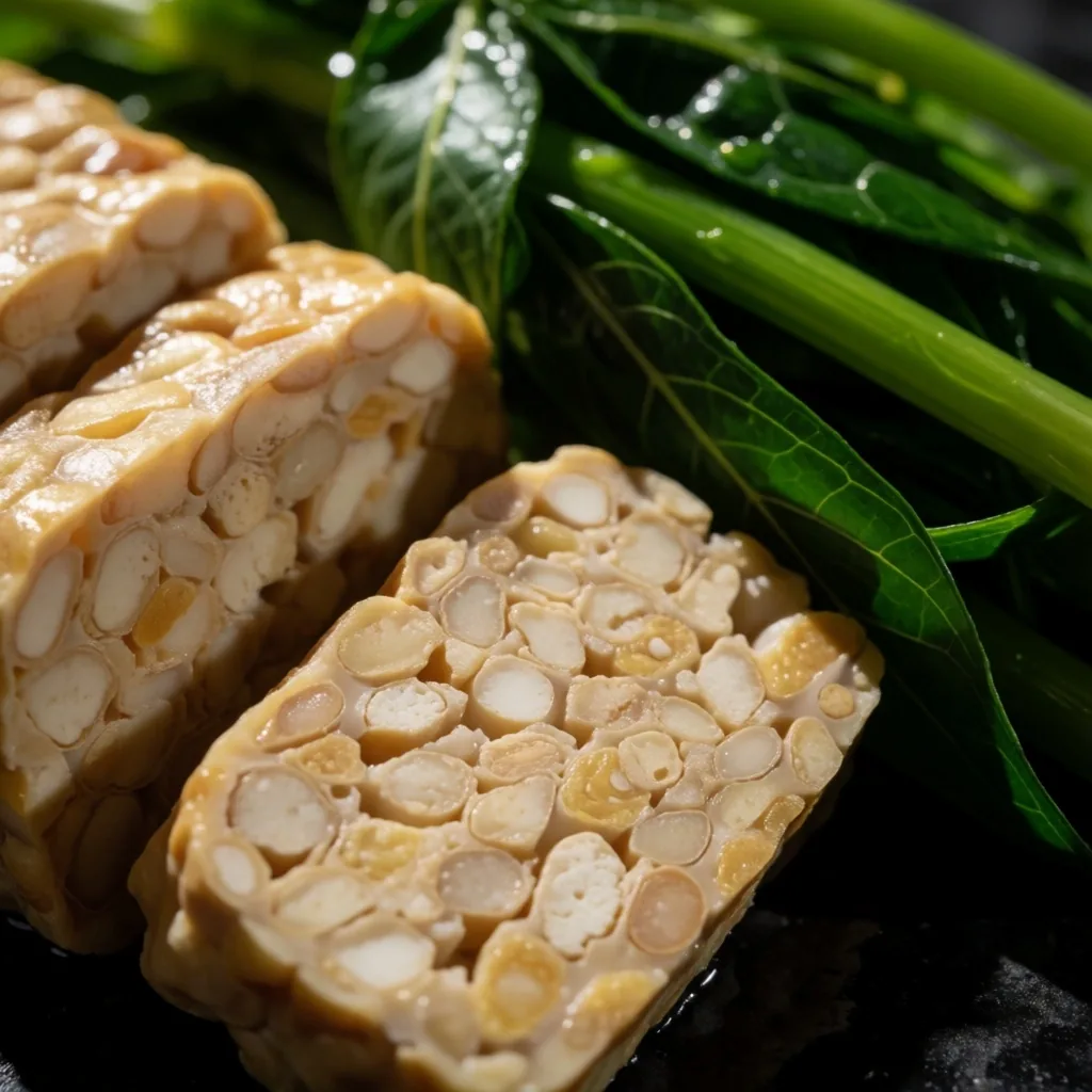Nutrient-dense Indonesian produce on a dark stone surface